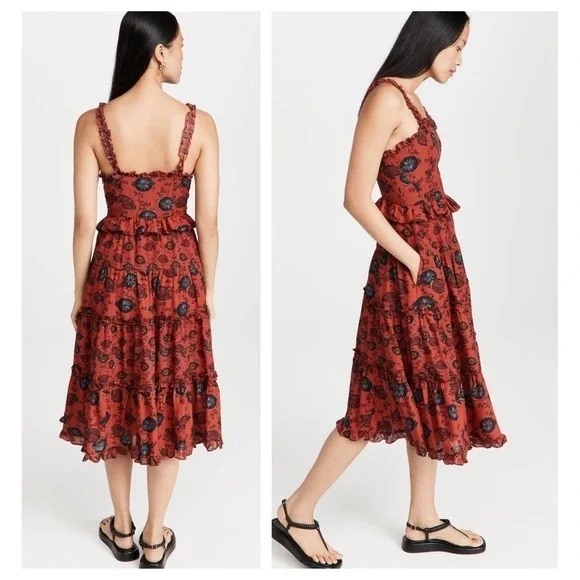 Ulla Johnson Adyna Floral Print Sundress (6) - Picture 3 of 9